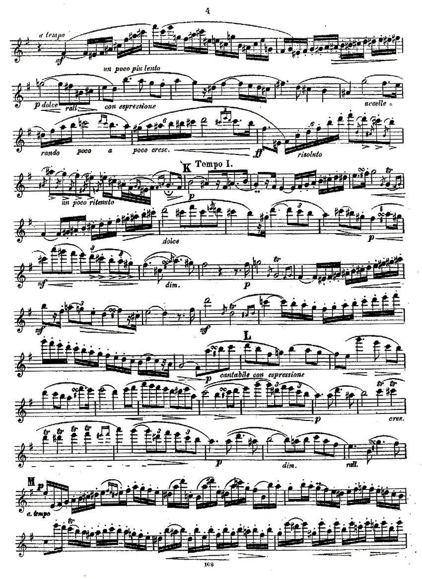Concertstück . Op. 3. - flute part only其它曲谱（图4）
