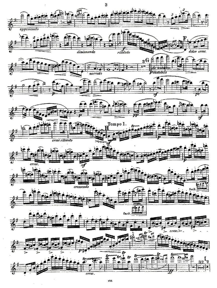 Concertstück . Op. 3. - flute part only其它曲谱（图3）