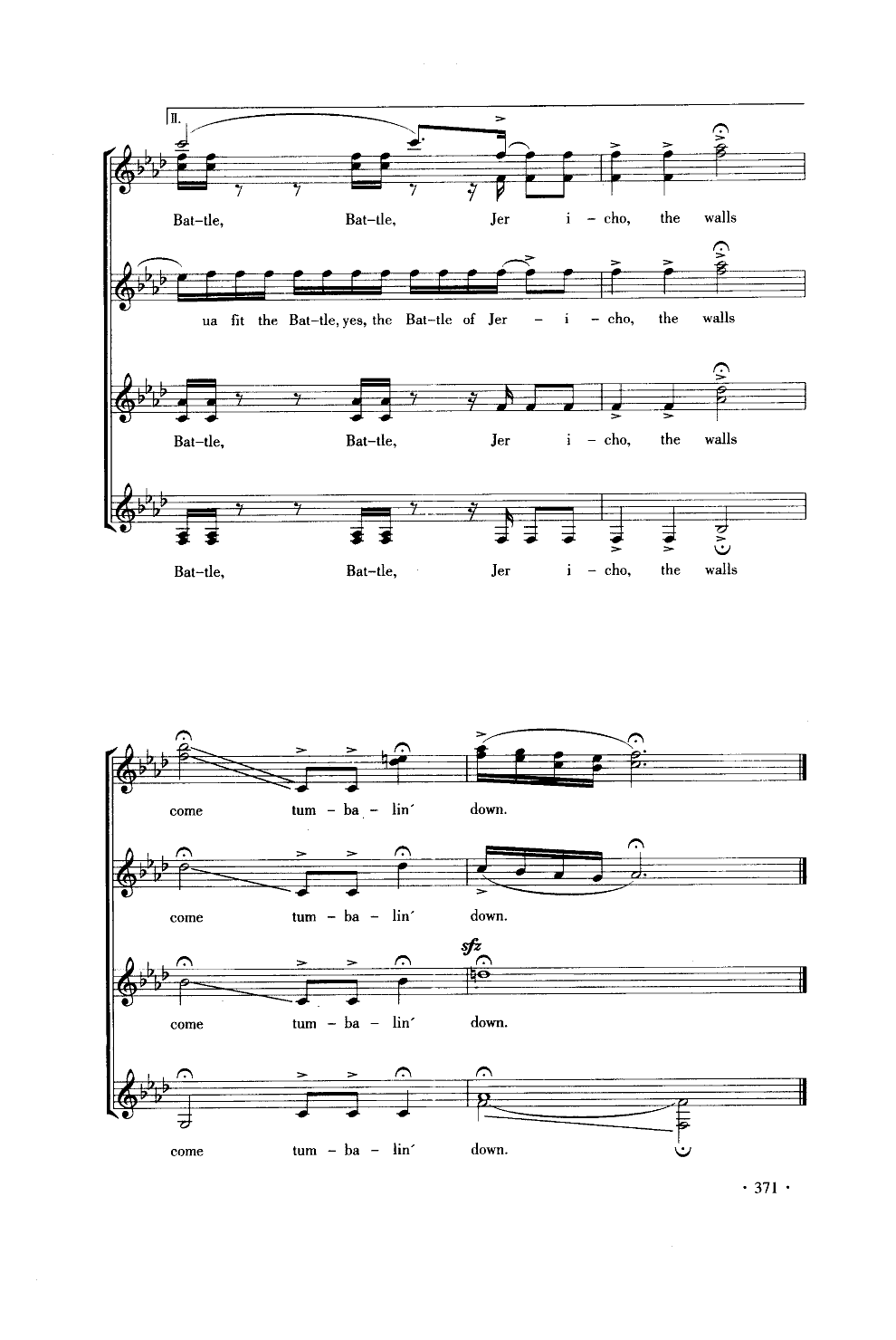 杰里科之役(合唱)(线谱)其它曲谱（图7）
