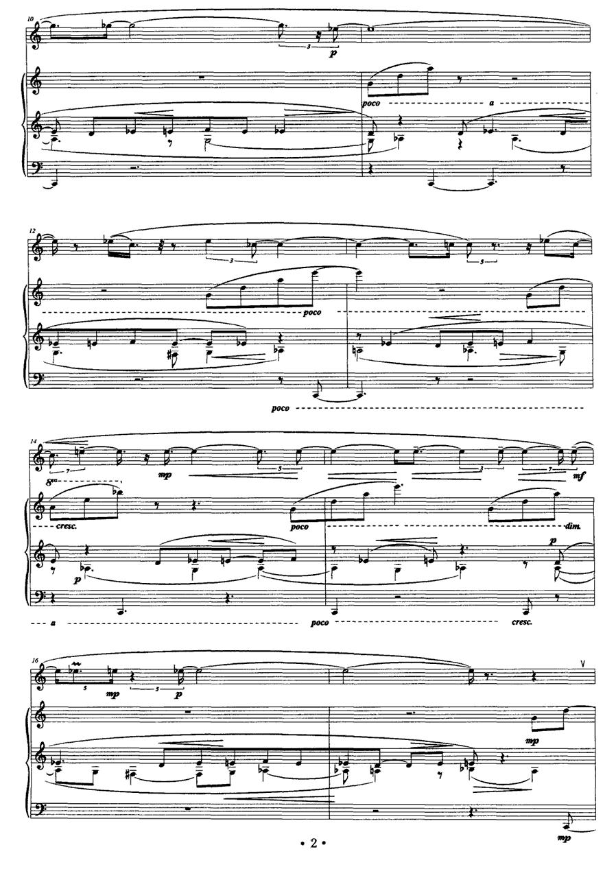 光·续（长笛+钢琴）其它曲谱（图2）