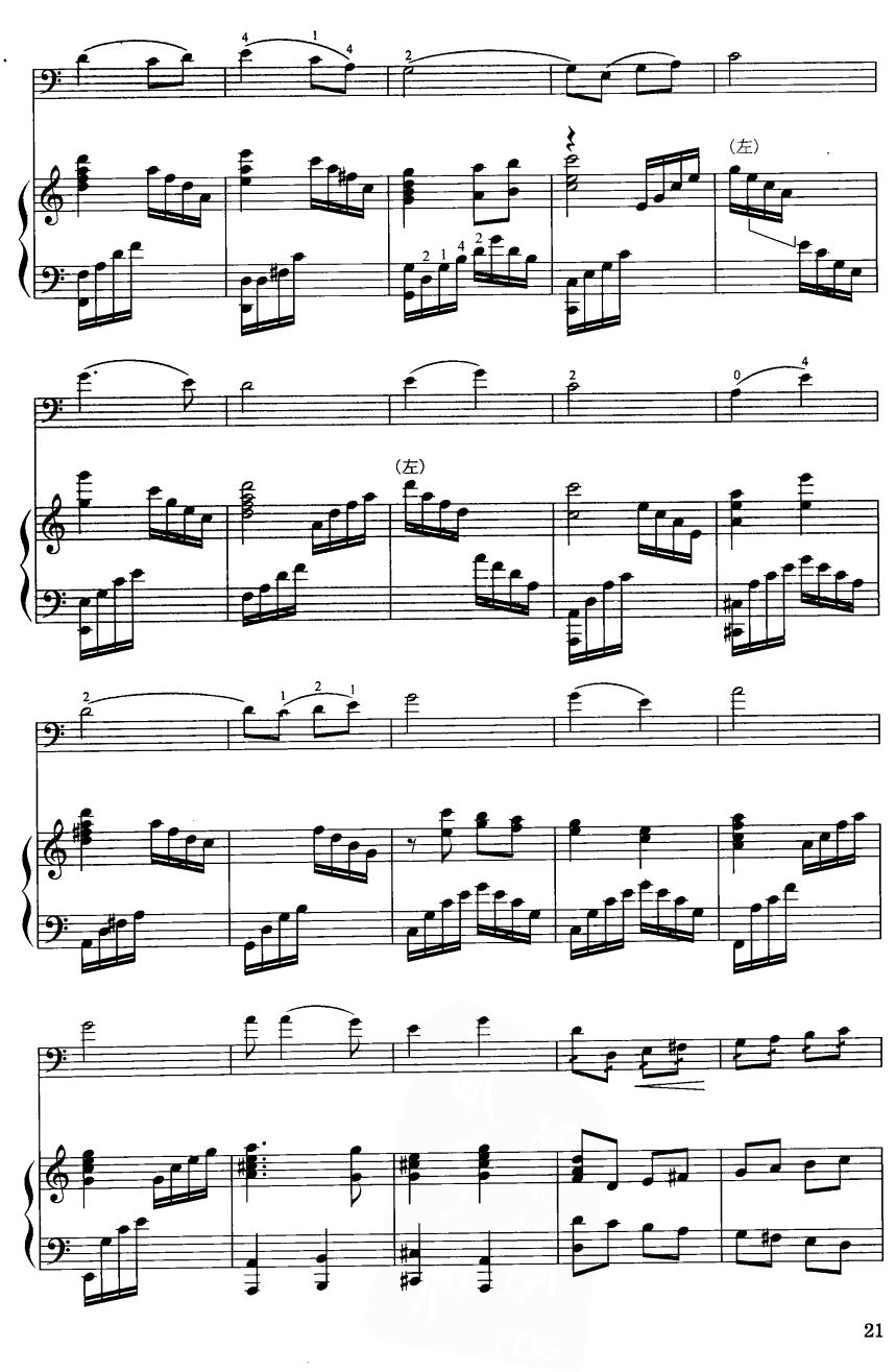 我爱我的战马（大提琴谱）5其它曲谱（图1）
