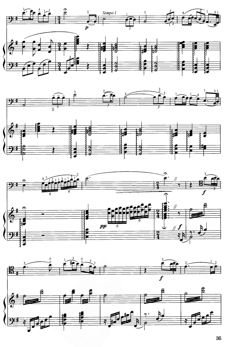 情歌（大提琴曲）2其它曲谱（图1）
