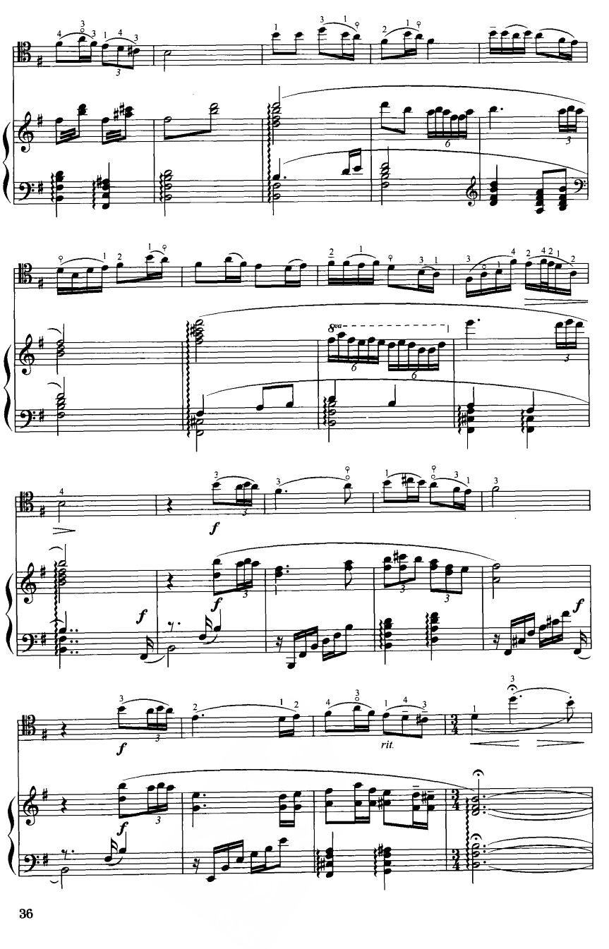 情歌（大提琴曲）3其它曲谱（图1）