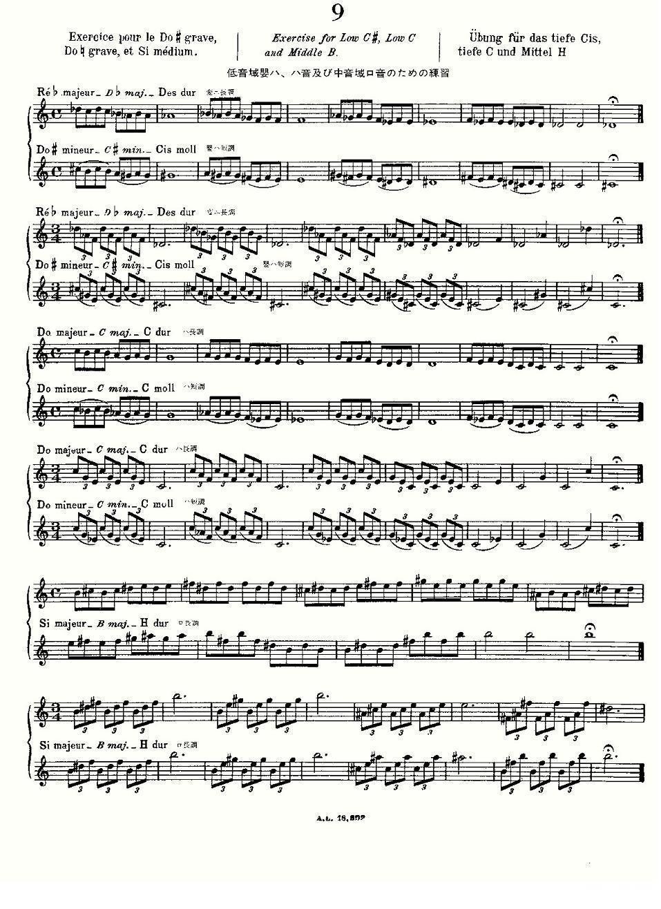 初级练习之9（Alphonse Ludec - Debutant Flutiste）其它曲谱（图2）