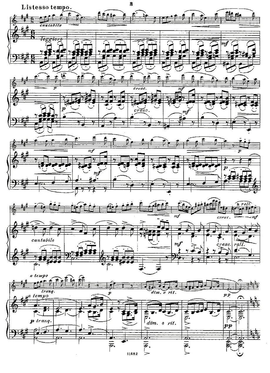 Fantaisies nationales. Op. 59, 5.（长笛+钢琴伴奏）其它曲谱（图2）