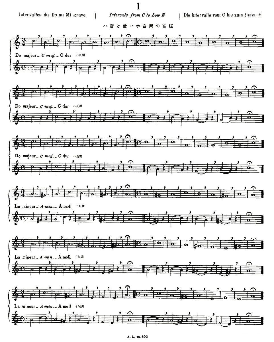 初级练习之1（Alphonse Ludec - Debutant Flutiste）其它曲谱（图2）