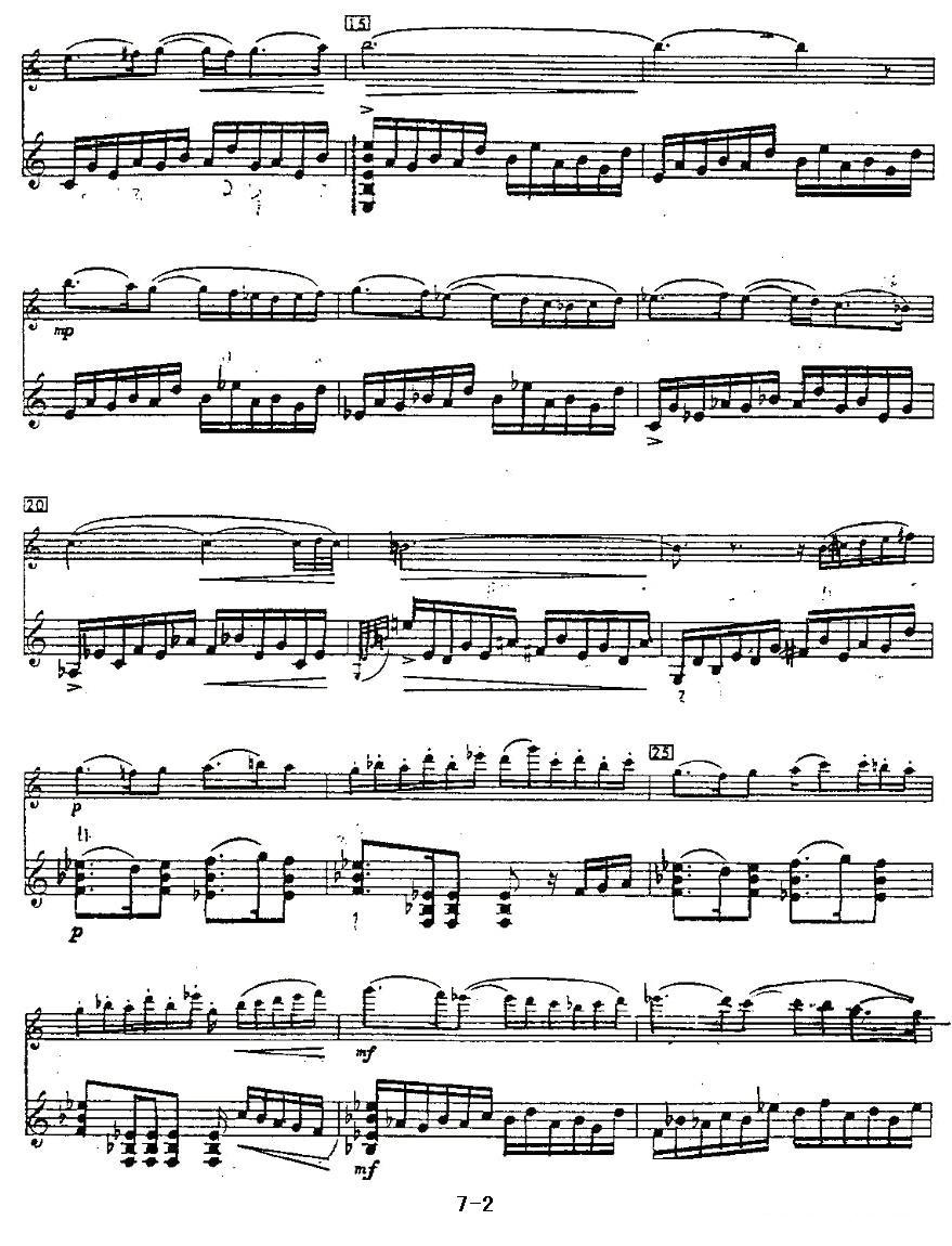 Cantos sierras（山脉之歌）（长笛+吉他）其它曲谱（图2）
