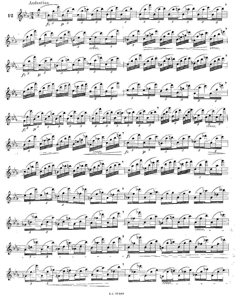 12首大技巧练习曲之12其它曲谱（图1）