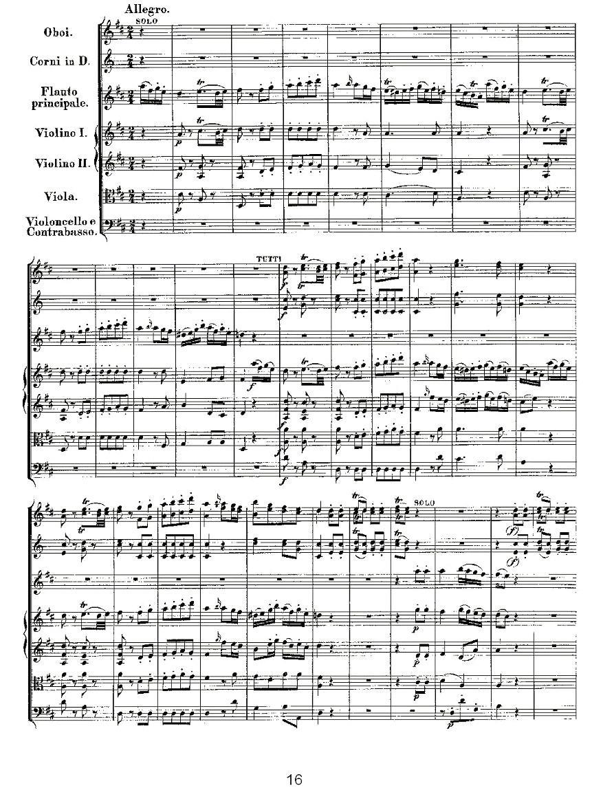 Concerto in D for Flute, K.314（D大调长笛协奏曲）其它曲谱（图16）
