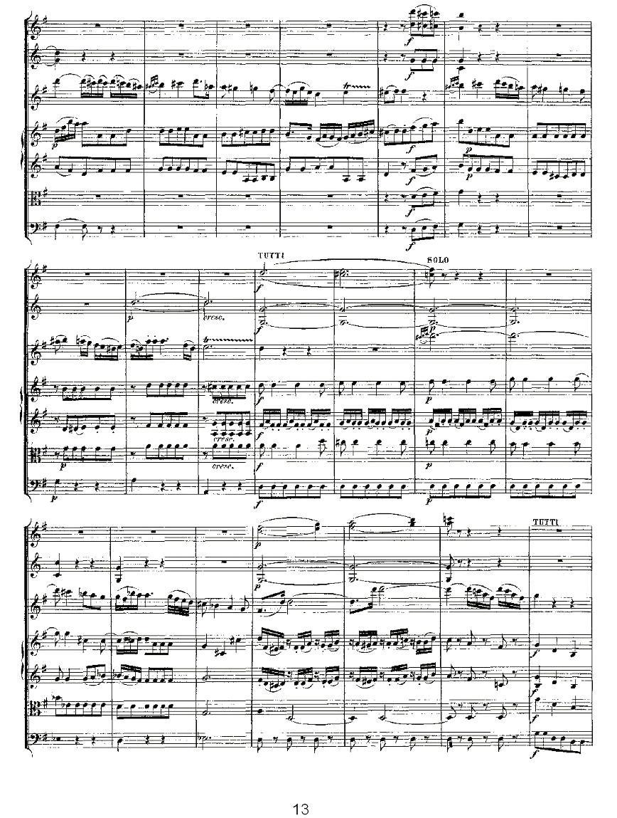 Concerto in D for Flute, K.314（D大调长笛协奏曲）其它曲谱（图13）