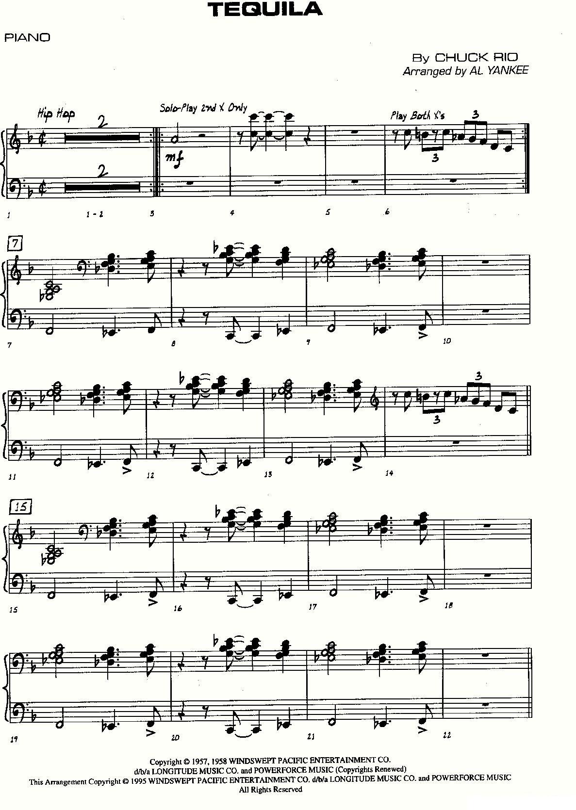 龙舌兰（爵士大乐队总分谱、总政军乐团演奏版）其它曲谱（图30）