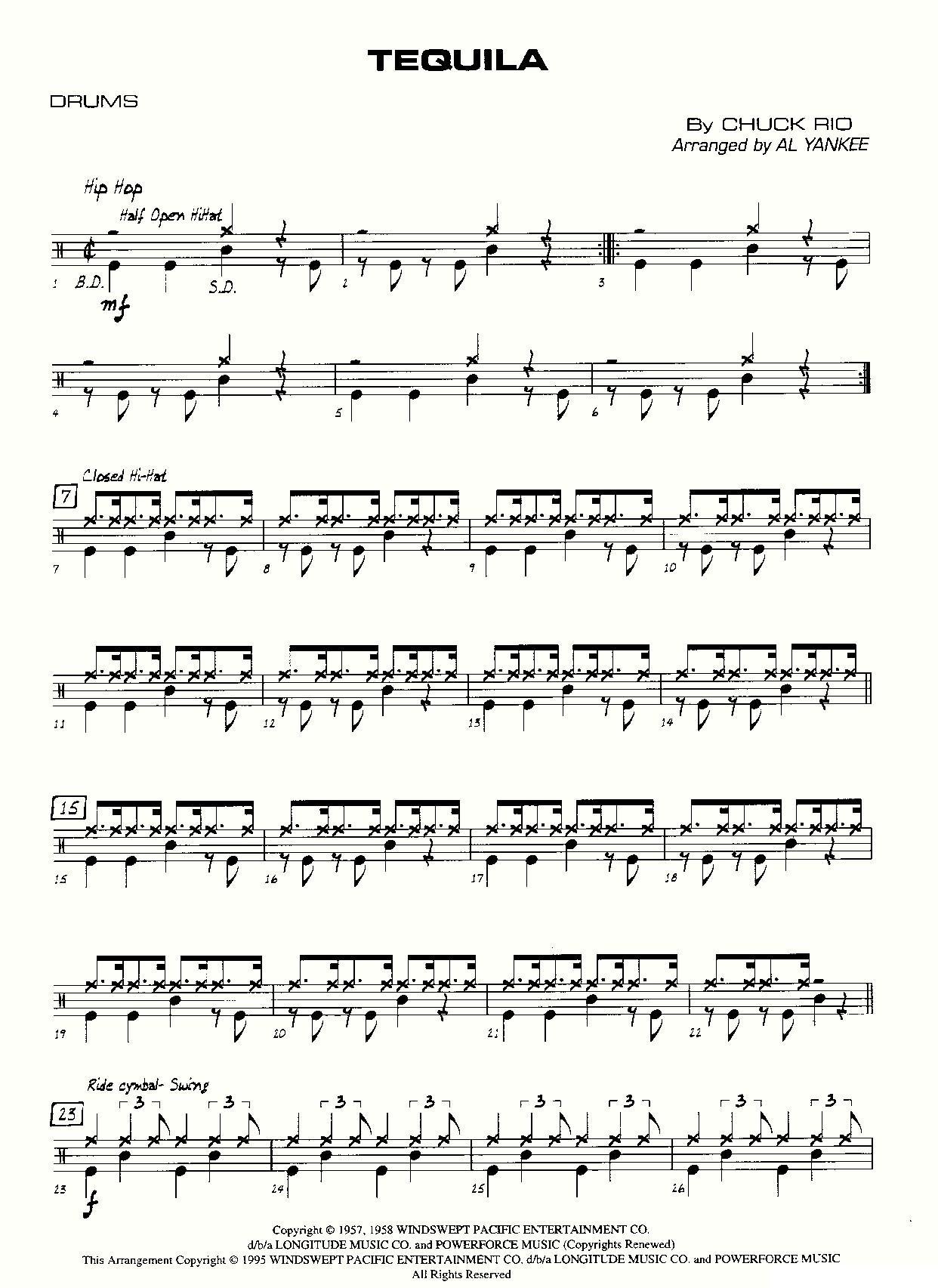 龙舌兰（爵士大乐队总分谱、总政军乐团演奏版）其它曲谱（图48）