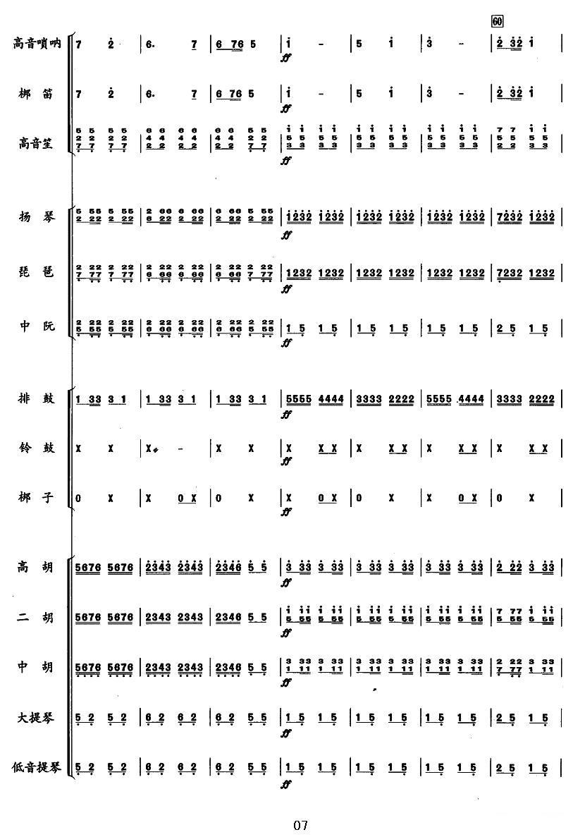 艾哈默德兄弟（突尼斯民歌、合奏总谱）其它曲谱（图7）