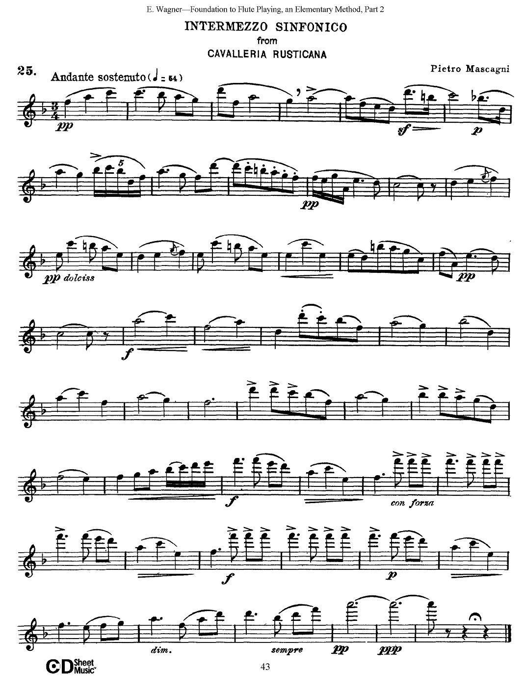 长笛演奏基础教程练习（Collection of Songs and solos）其它曲谱（图11）