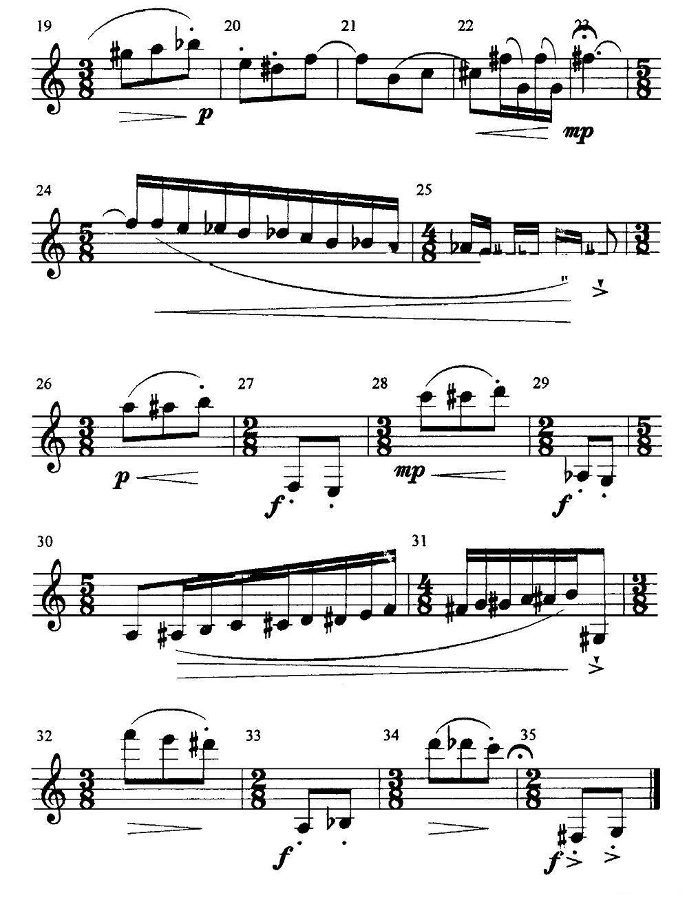哈哈镜：三、镜中的舞蹈（单簧管）其它曲谱（图2）