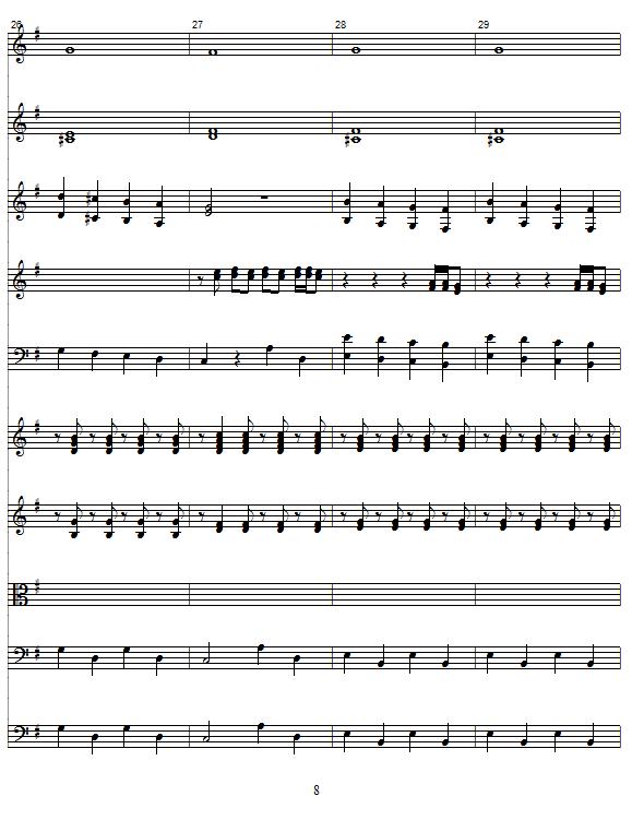 玛利诺之歌（管弦乐队总谱）其它曲谱（图8）