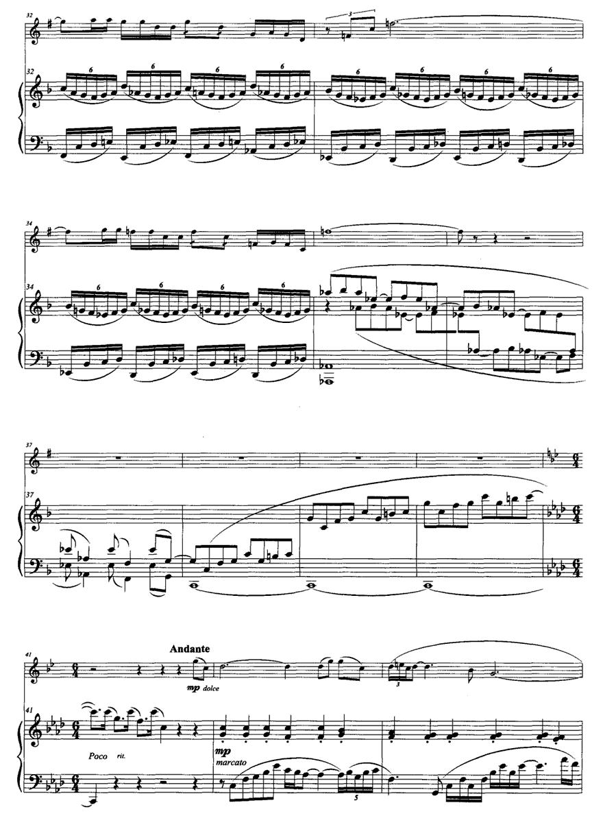 D小调奏鸣曲（小号+钢琴）其它曲谱（图4）