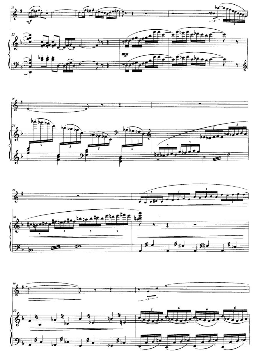 D小调奏鸣曲（小号+钢琴）其它曲谱（图3）