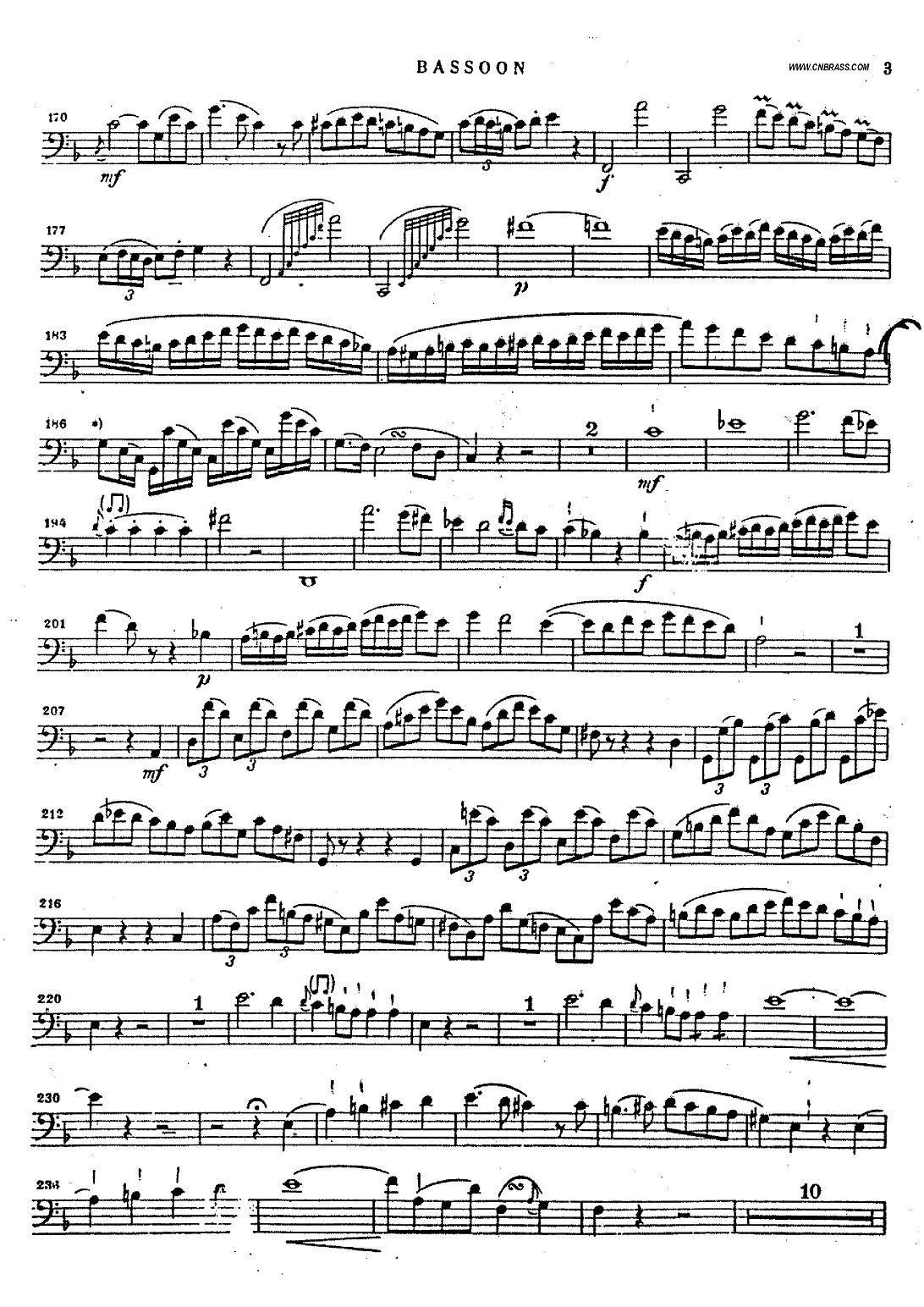 humel - CONCERTO bassoon（胡梅尔 - 巴松协奏曲）其它曲谱（图3）