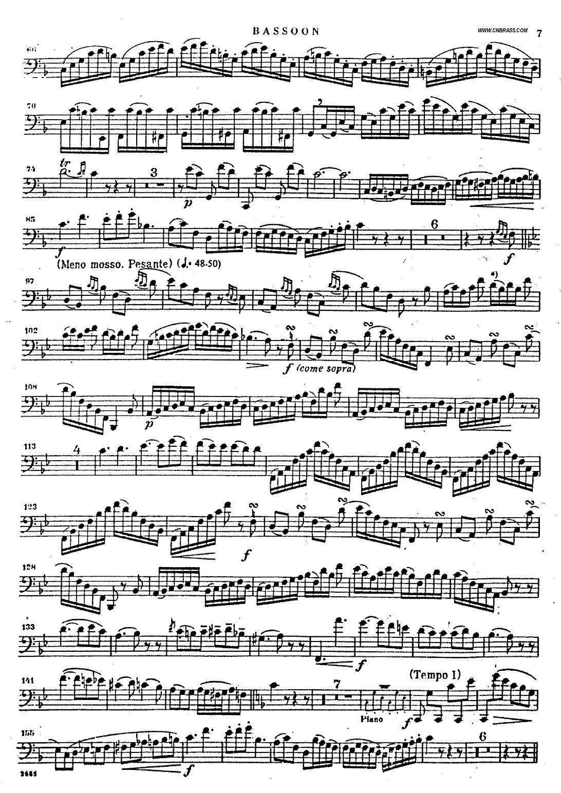 humel - CONCERTO bassoon（胡梅尔 - 巴松协奏曲）其它曲谱（图7）
