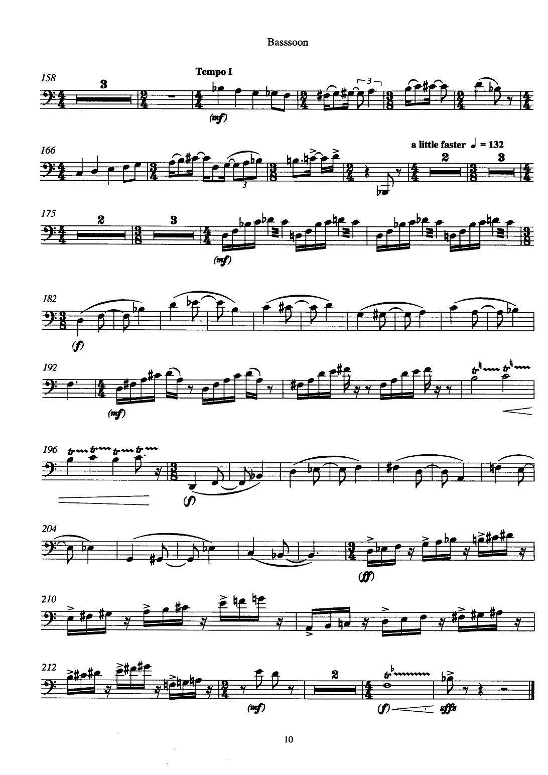 巴松双簧管与钢琴三重奏（3）（巴松分谱）其它曲谱（图3）