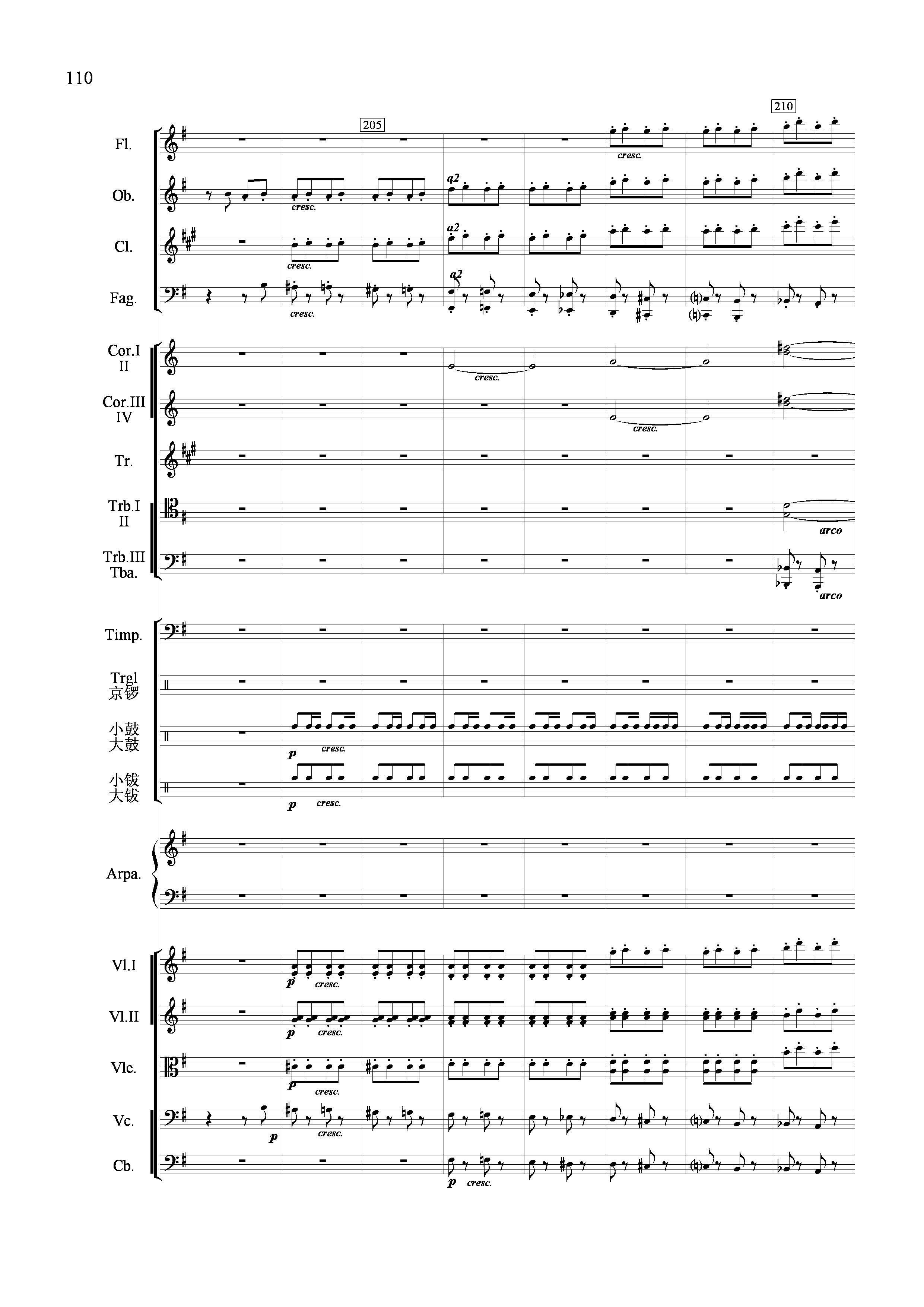 节日舞曲（管弦乐合奏总谱）其它曲谱（图27）