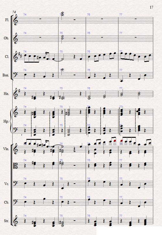 苏尔维格之歌（管弦乐总谱）其它曲谱（图17）