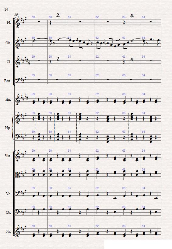 苏尔维格之歌（管弦乐总谱）其它曲谱（图14）