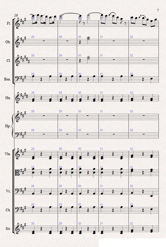 苏尔维格之歌（管弦乐总谱）其它曲谱（图7）