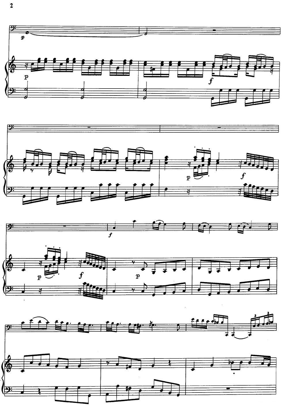 C大调协奏曲（大管+钢琴伴奏）其它曲谱（图2）