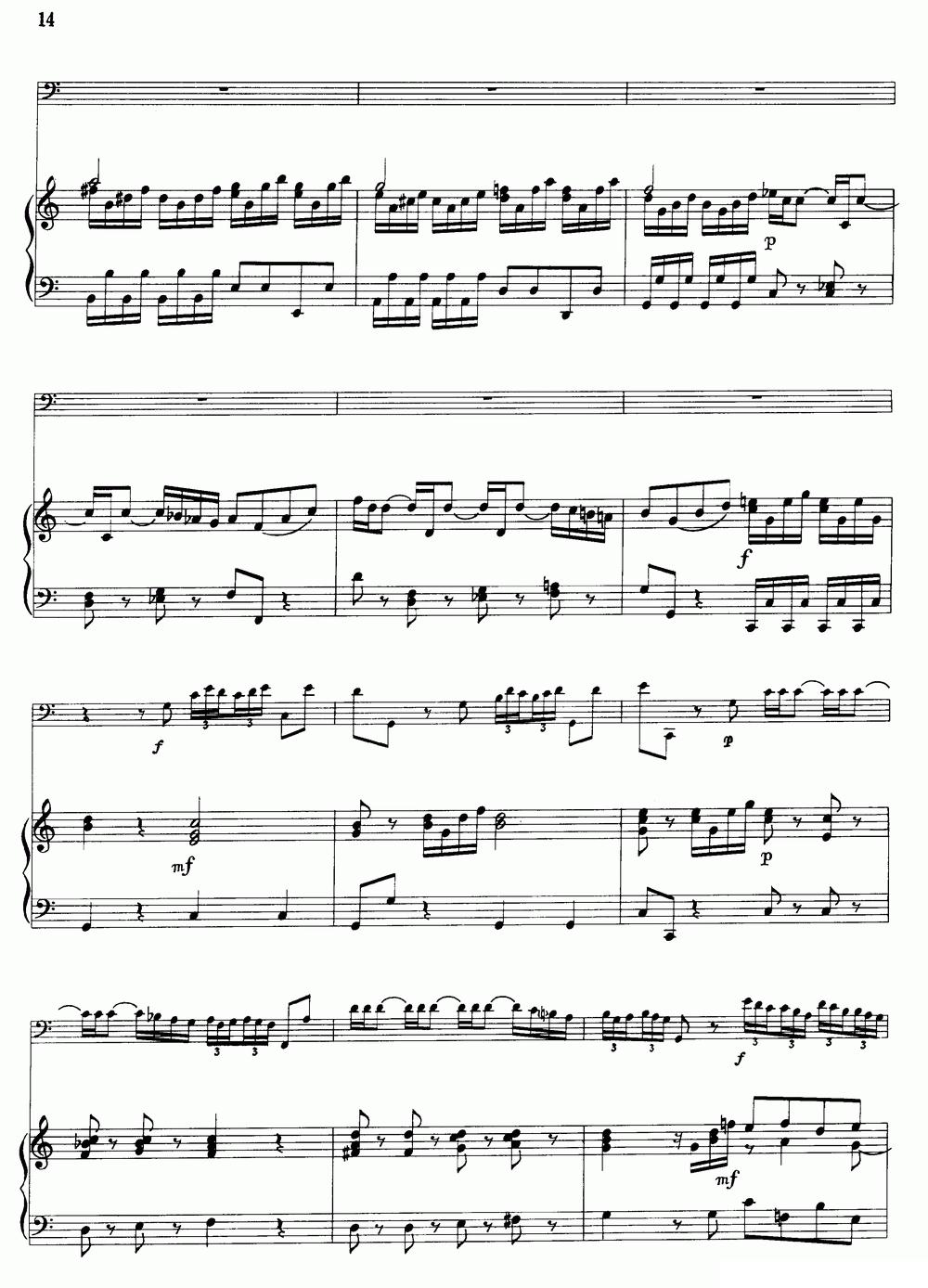 C大调协奏曲（大管+钢琴伴奏）其它曲谱（图14）