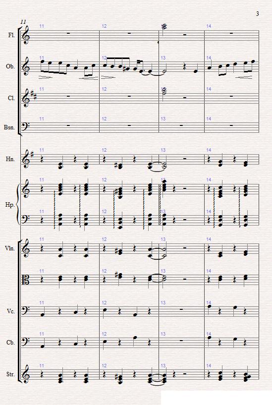 苏尔维格之歌（管弦乐总谱）其它曲谱（图3）