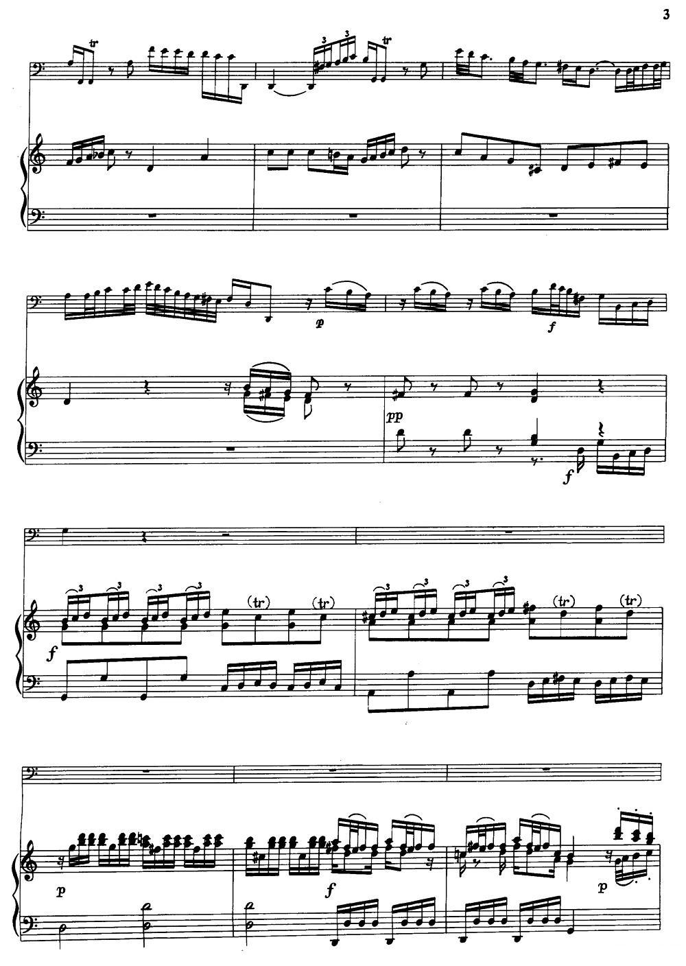 C大调协奏曲（大管+钢琴伴奏）其它曲谱（图3）