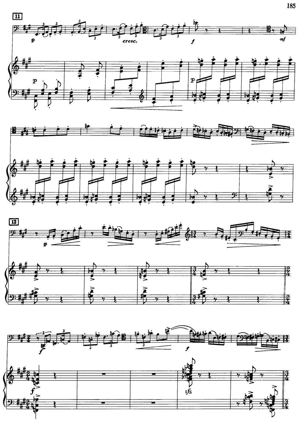 宣叙调、西西里舞曲和回旋曲（大管+钢琴伴奏）其它曲谱（图7）