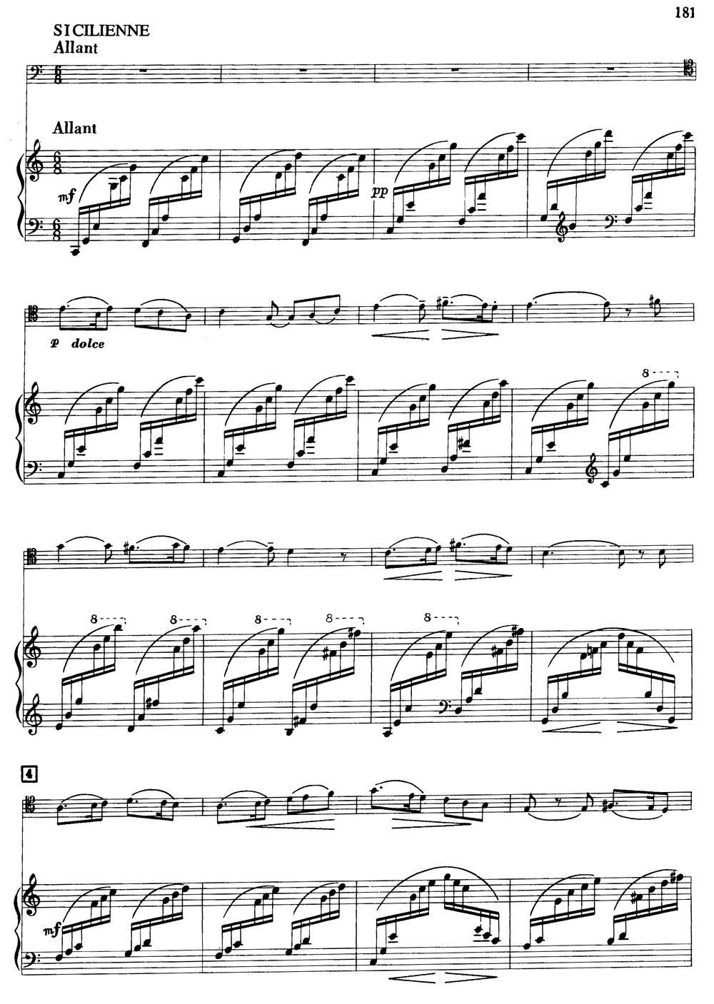 宣叙调、西西里舞曲和回旋曲（大管+钢琴伴奏）其它曲谱（图3）