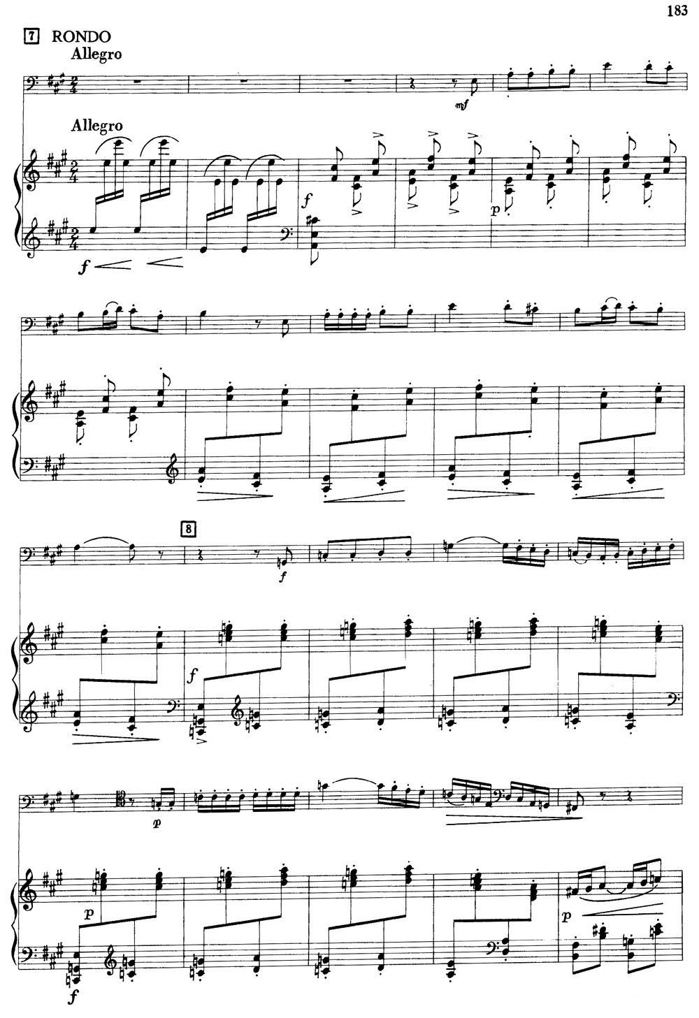 宣叙调、西西里舞曲和回旋曲（大管+钢琴伴奏）其它曲谱（图5）