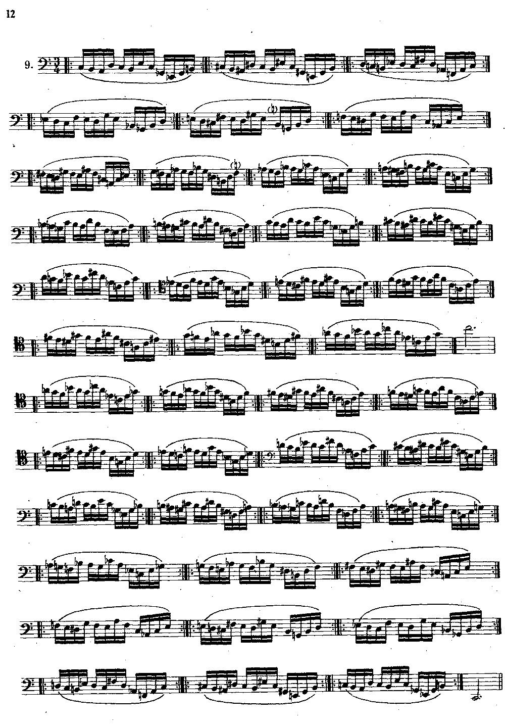 大管高级练习曲 第一部分 每日练习（1—10）其它曲谱（图12）