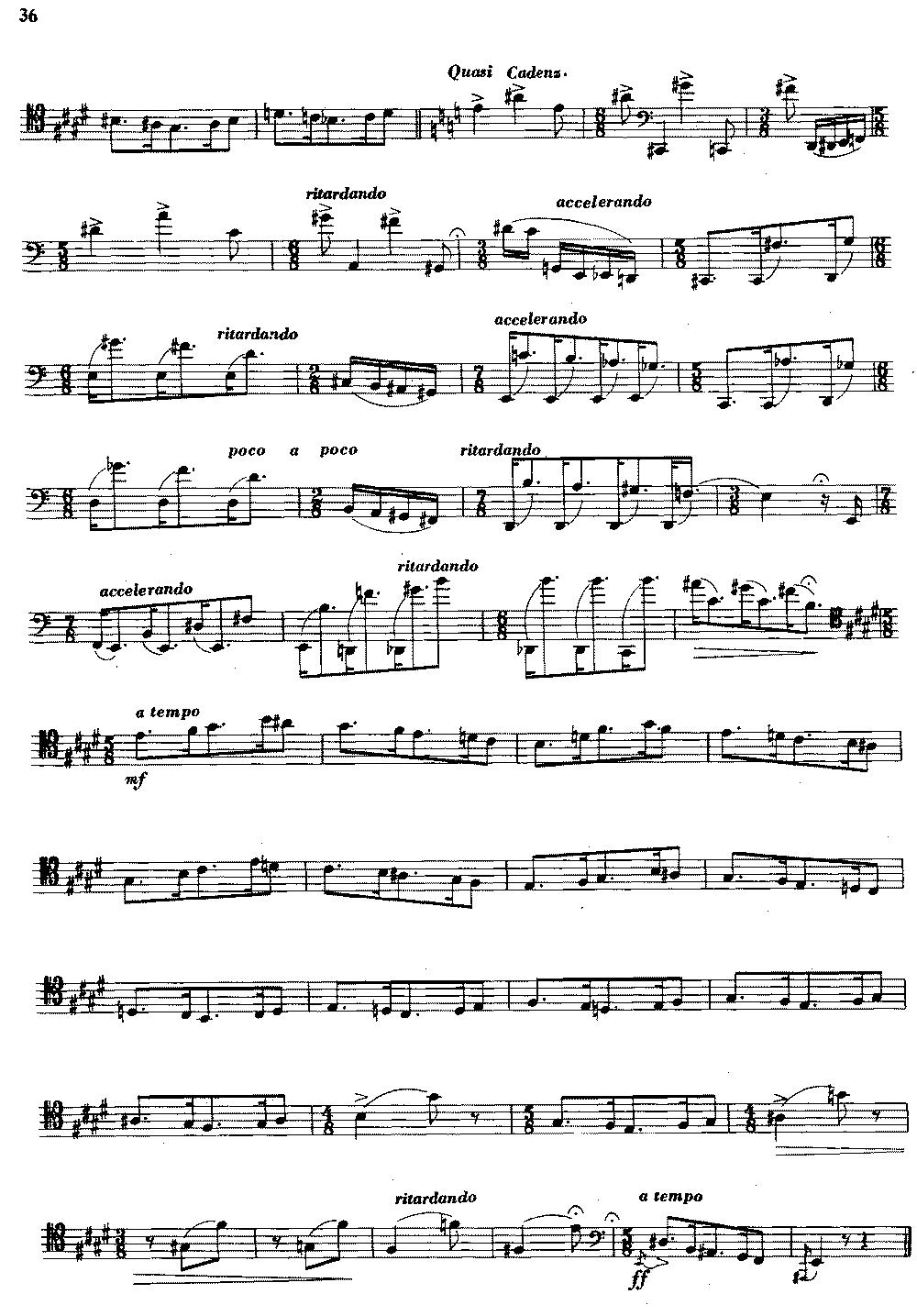 大管高级练习曲 第二部分 节奏练习（4）其它曲谱（图2）