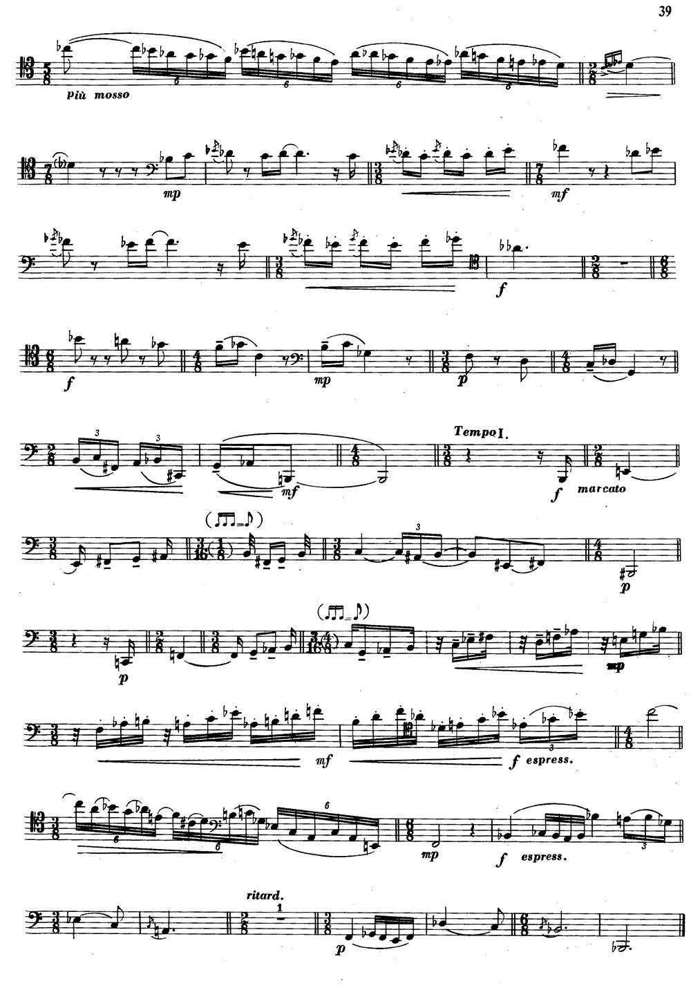 大管高级练习曲 第二部分 节奏练习（5）其它曲谱（图3）