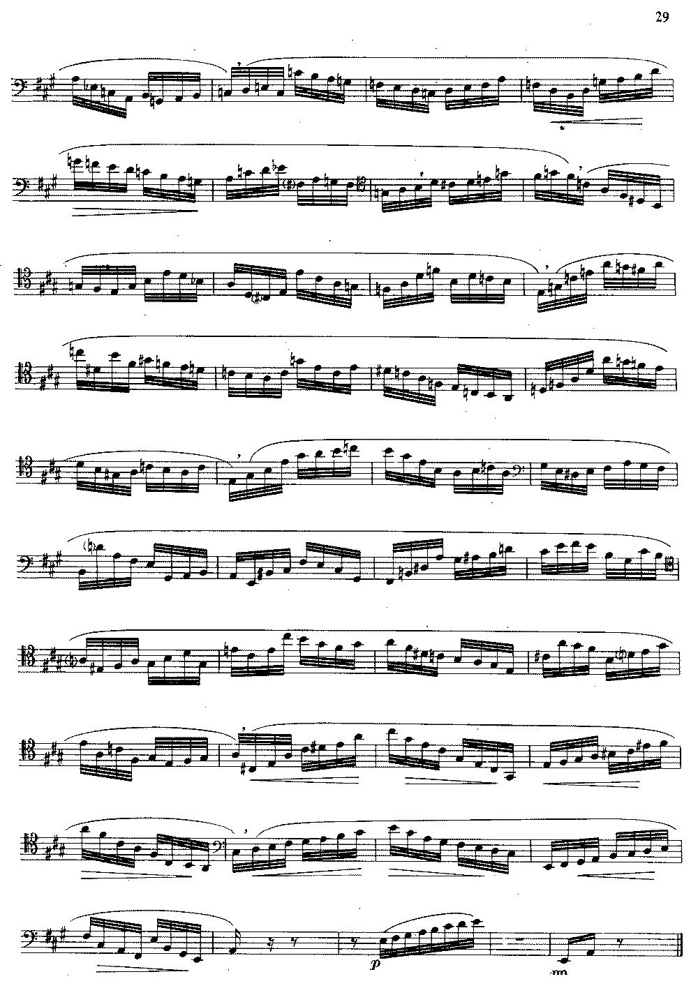 大管高级练习曲 第二部分 节奏练习（1）其它曲谱（图2）