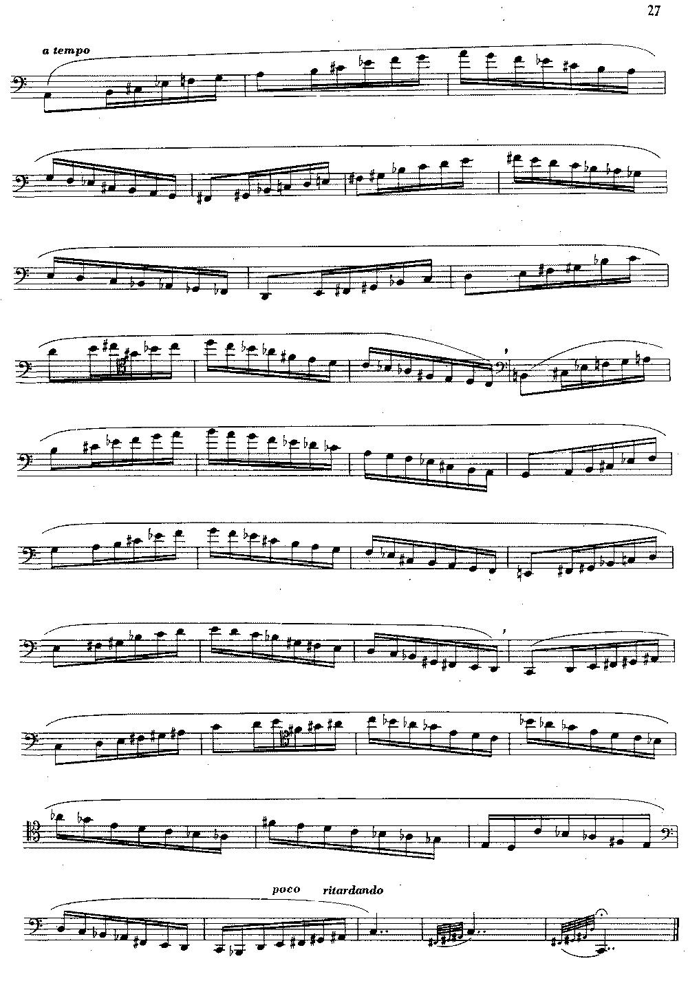 大管高级练习曲 第一部分 每日练习（21—33）其它曲谱（图9）