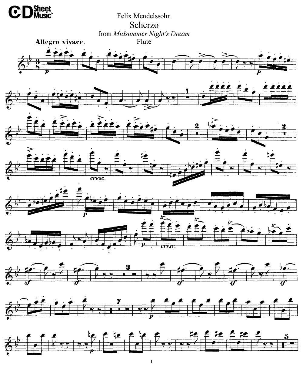 Scherzo其它曲谱（图1）