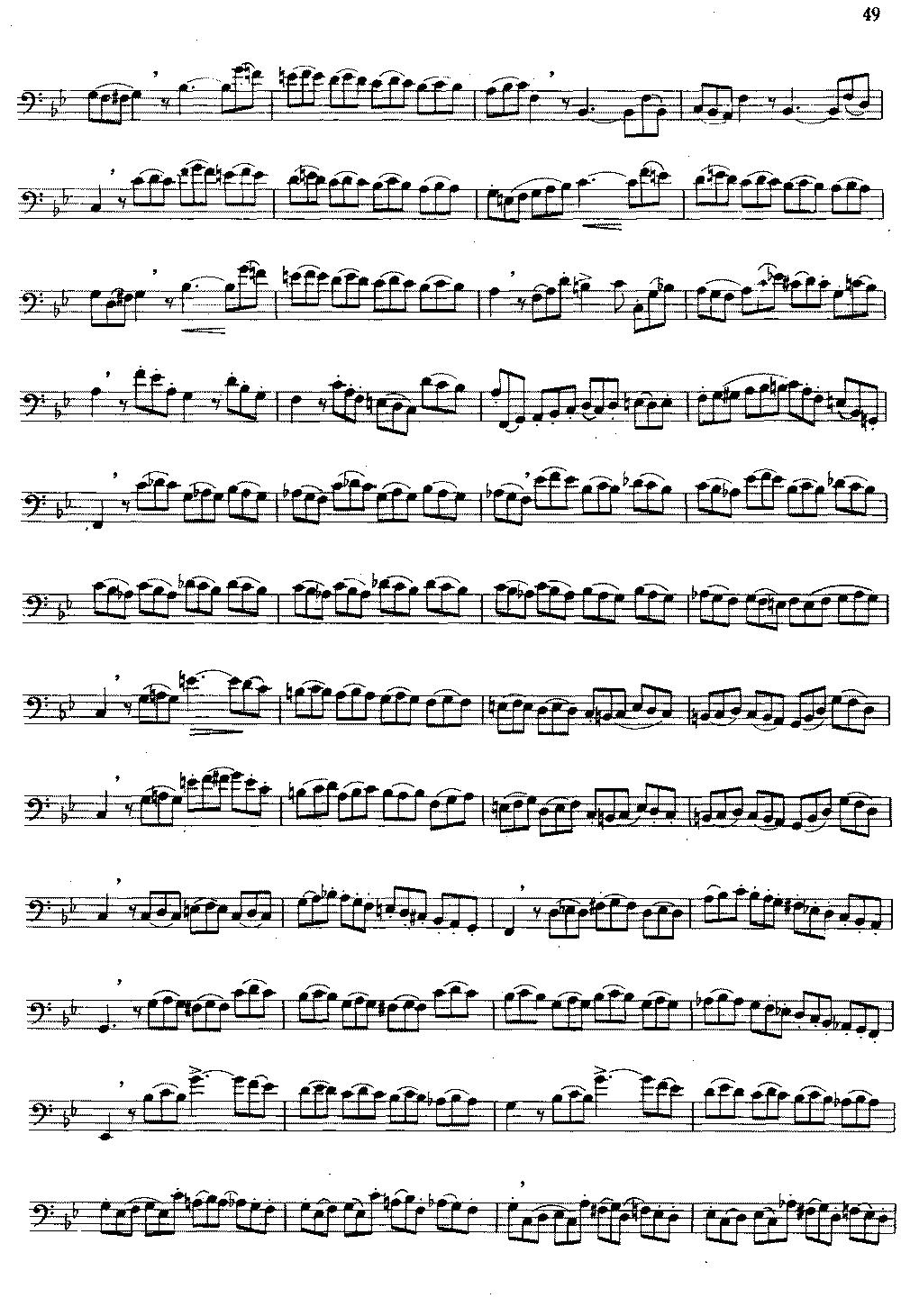 大管高级练习曲 第二部分 节奏练习（11）其它曲谱（图2）