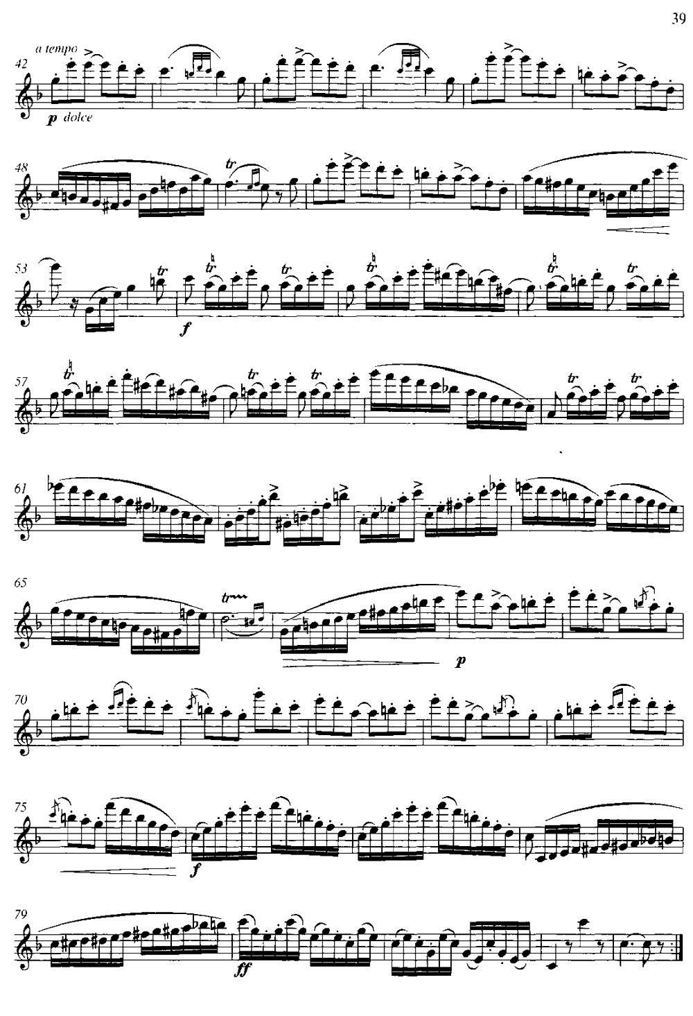 第二单元 中高级练习：断奏练习（练习曲部分）其它曲谱（图3）