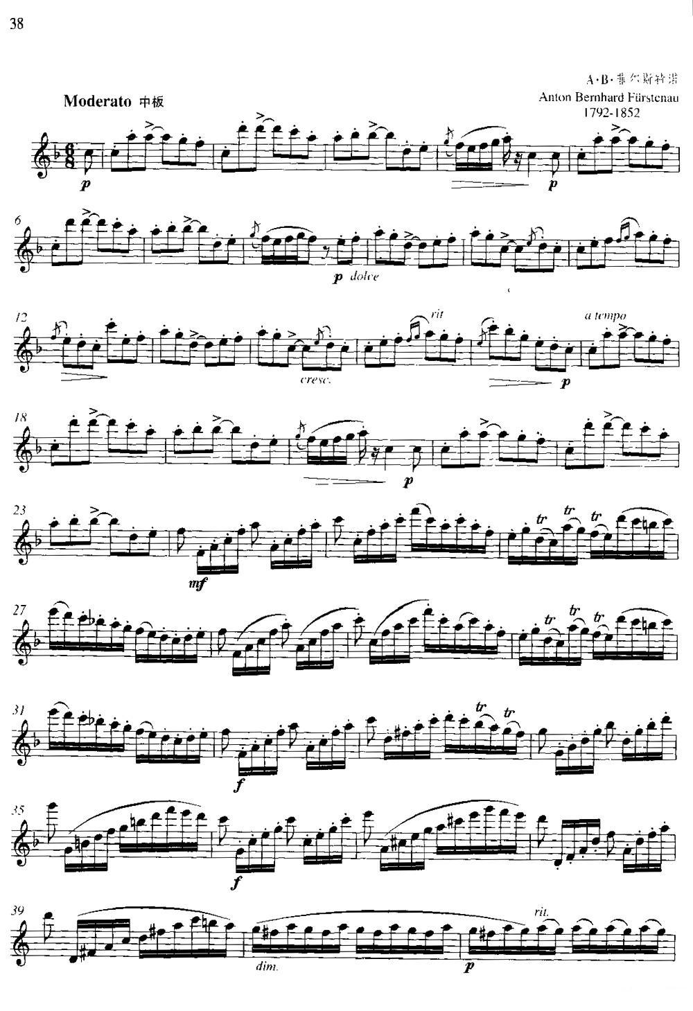 第二单元 中高级练习：断奏练习（练习曲部分）其它曲谱（图2）