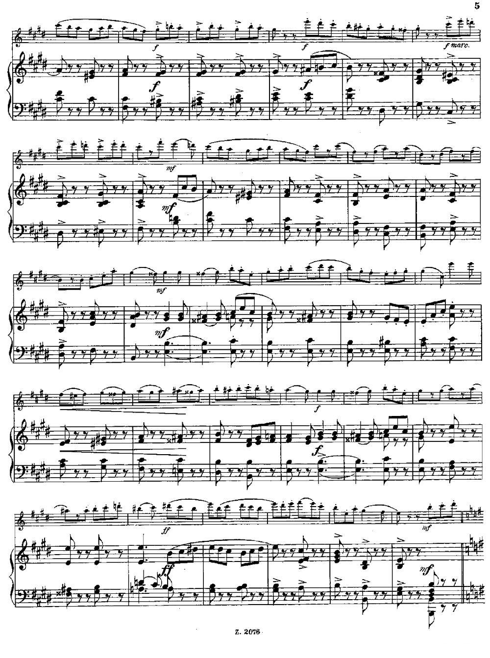 Tarantelle（Op.55 No.8）（长笛+钢琴伴奏）其它曲谱（图3）