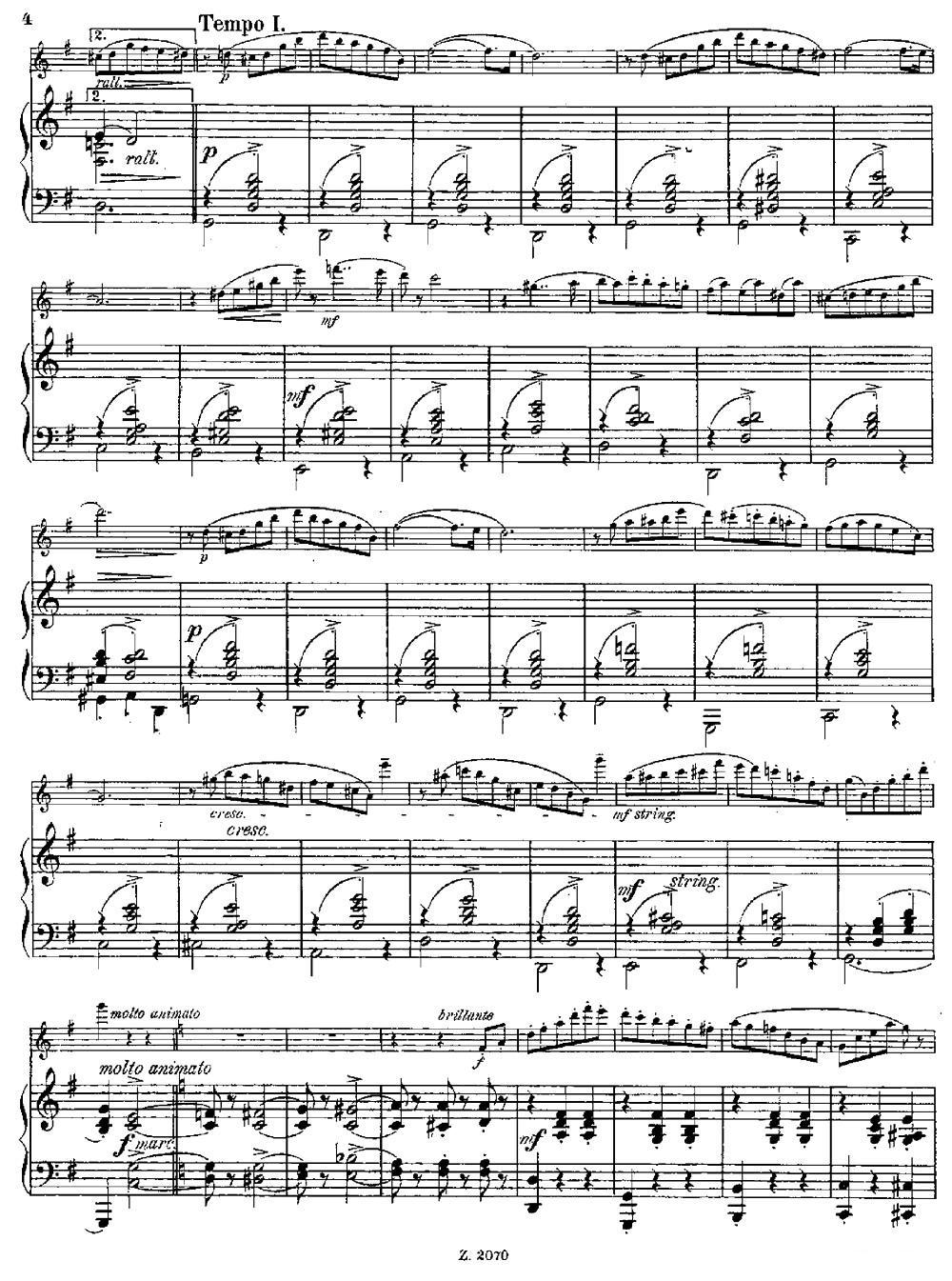 Walzer（Op.55 No.2）（长笛+钢琴伴奏）其它曲谱（图3）