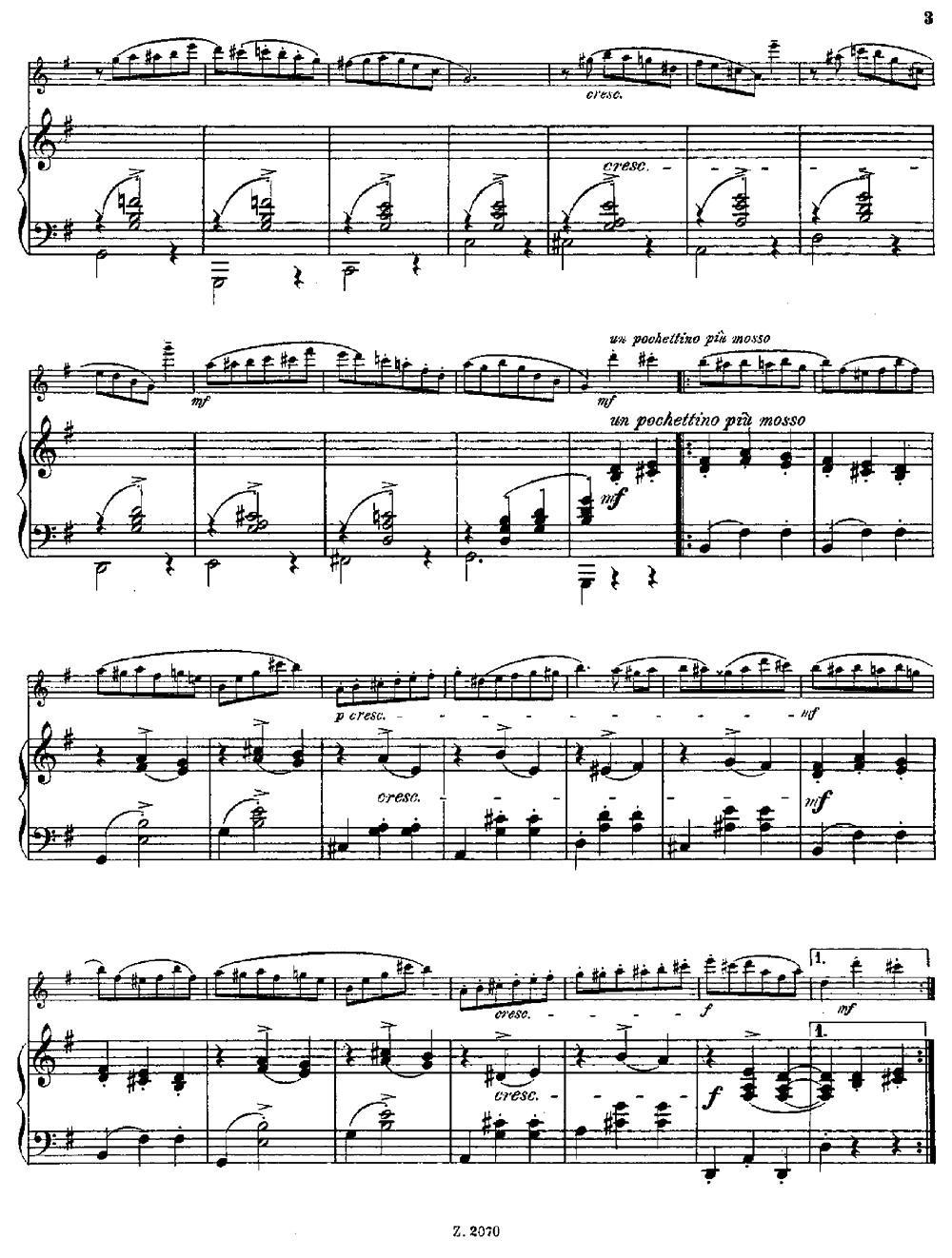 Walzer（Op.55 No.2）（长笛+钢琴伴奏）其它曲谱（图2）