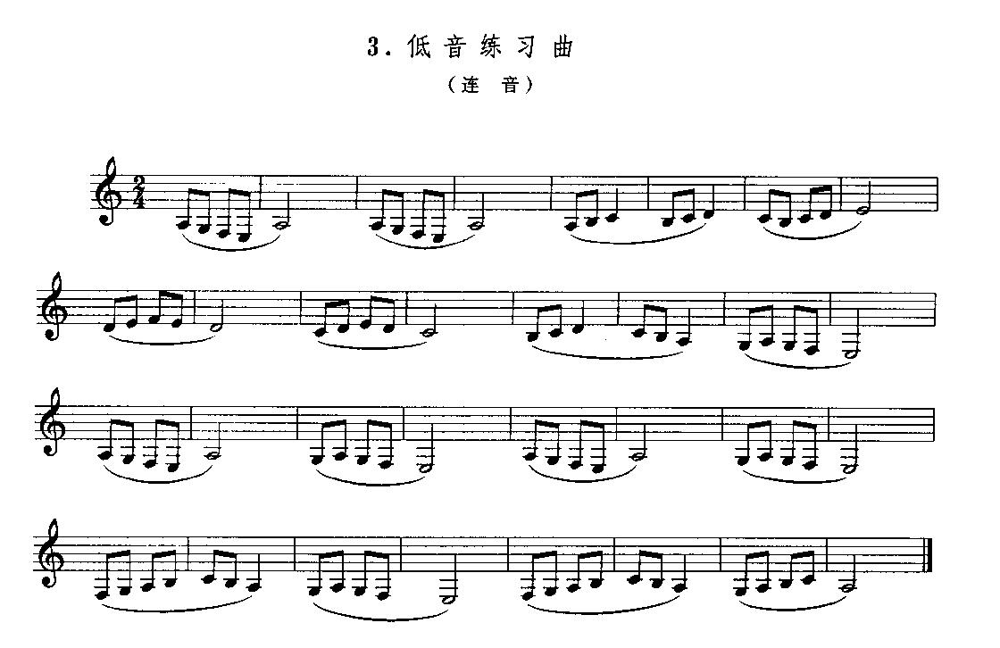 3首单簧管练习曲其它曲谱（图1）