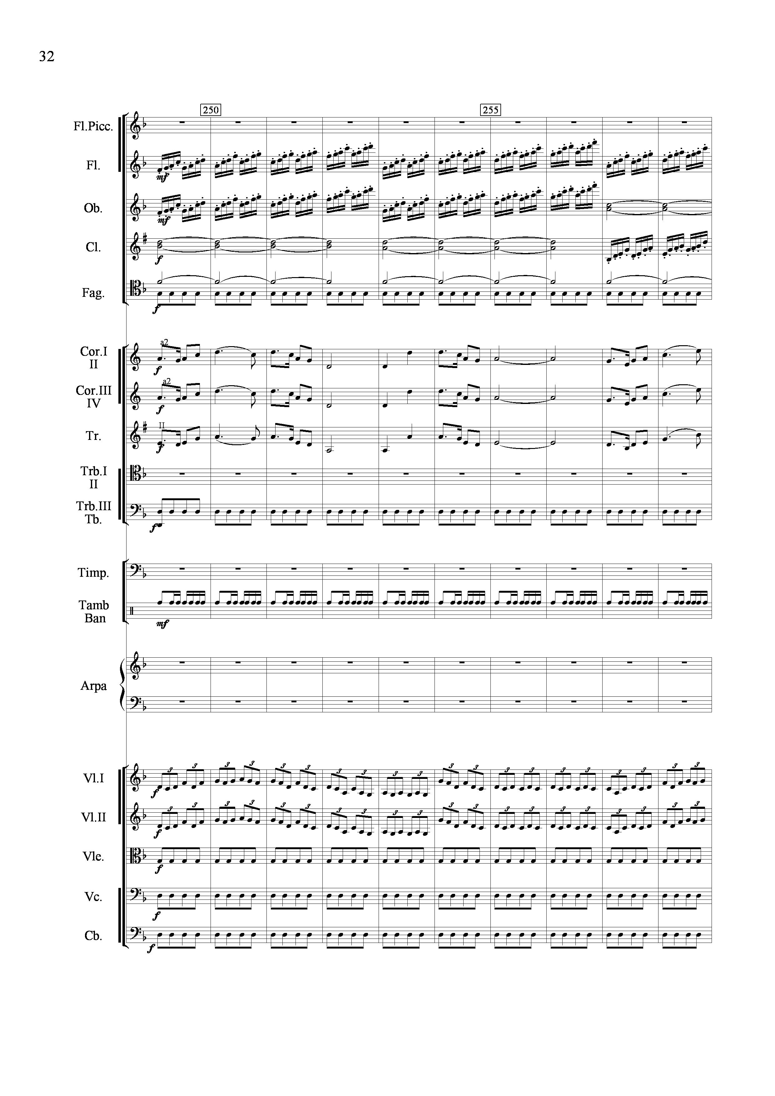 山歌妹传奇（交响组曲总谱）其它曲谱（图32）